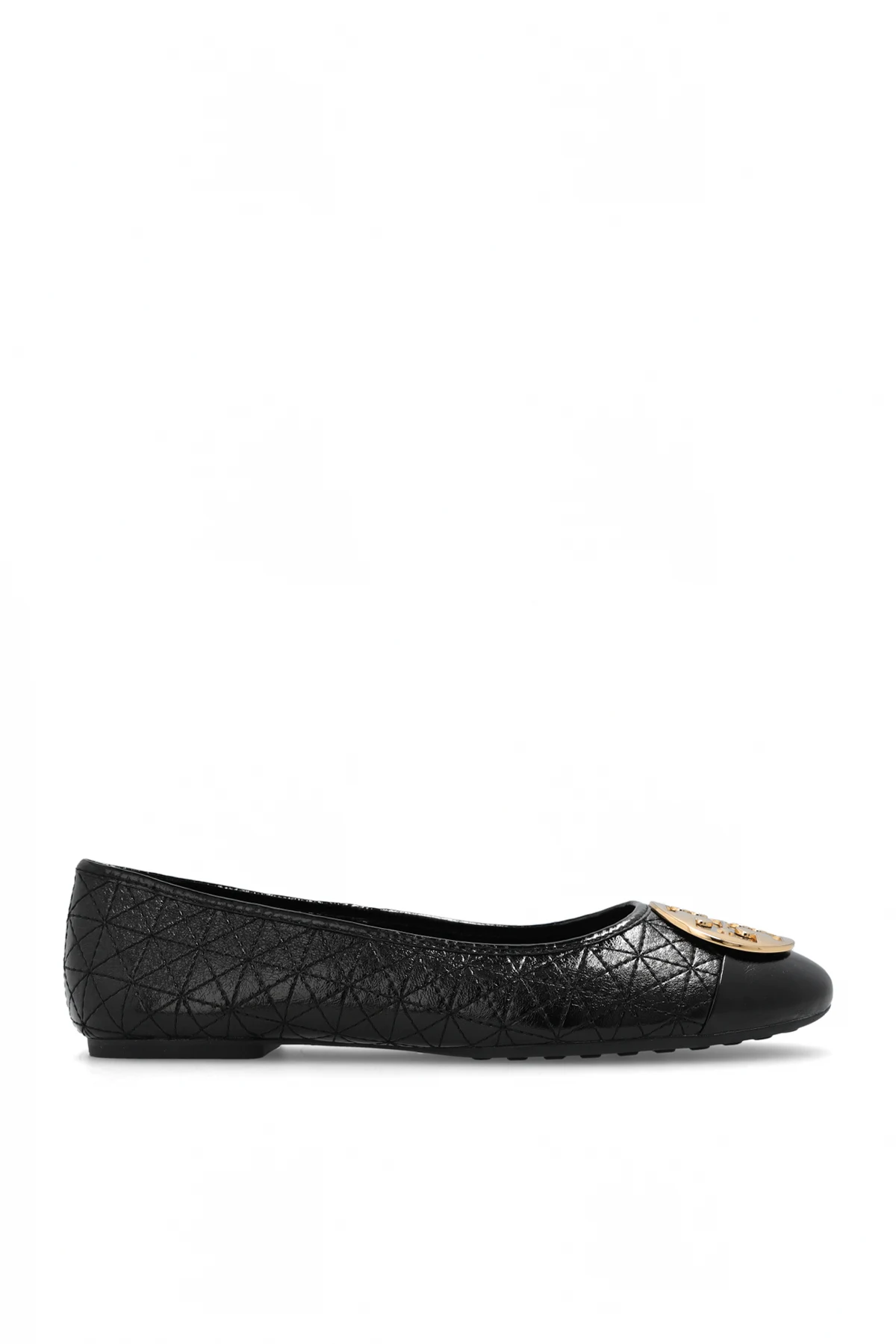 ‘Claire’ quilted ballet flats