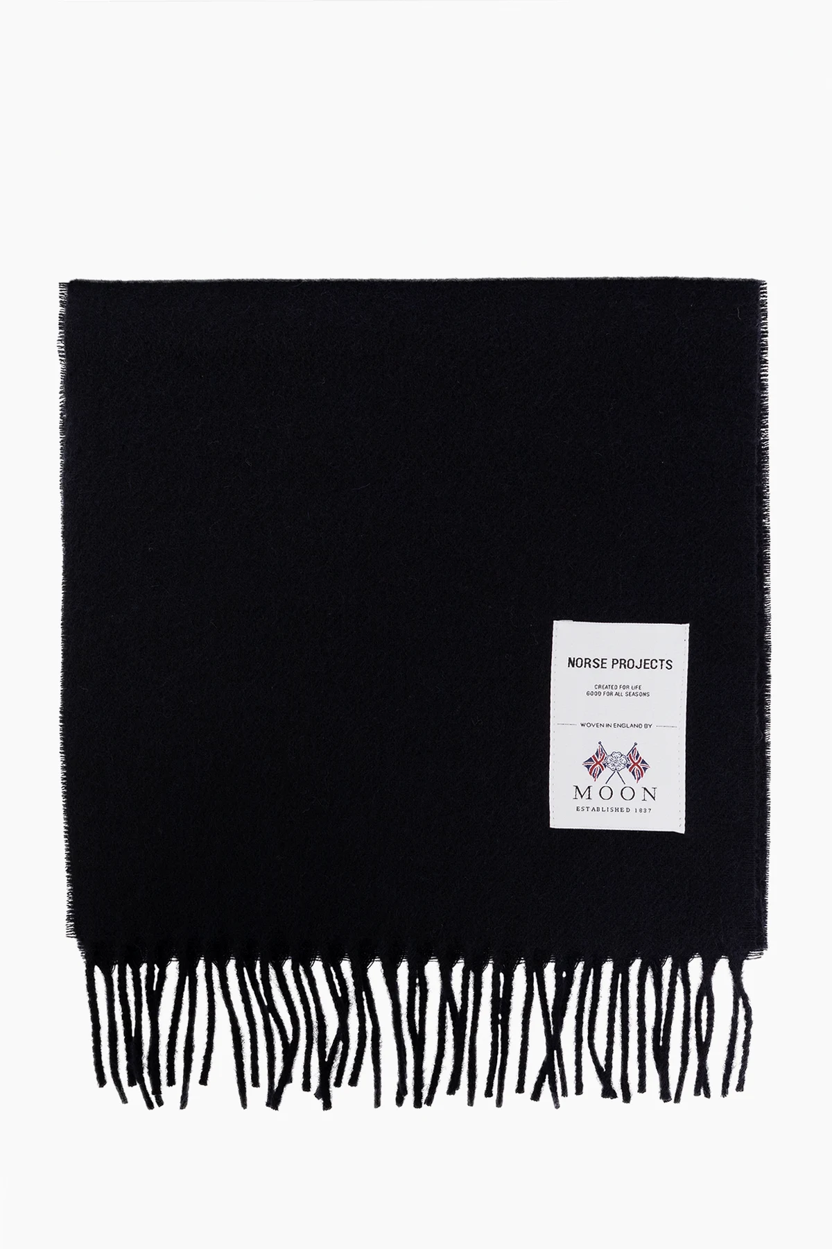 NAVY BLUE Wool scarf