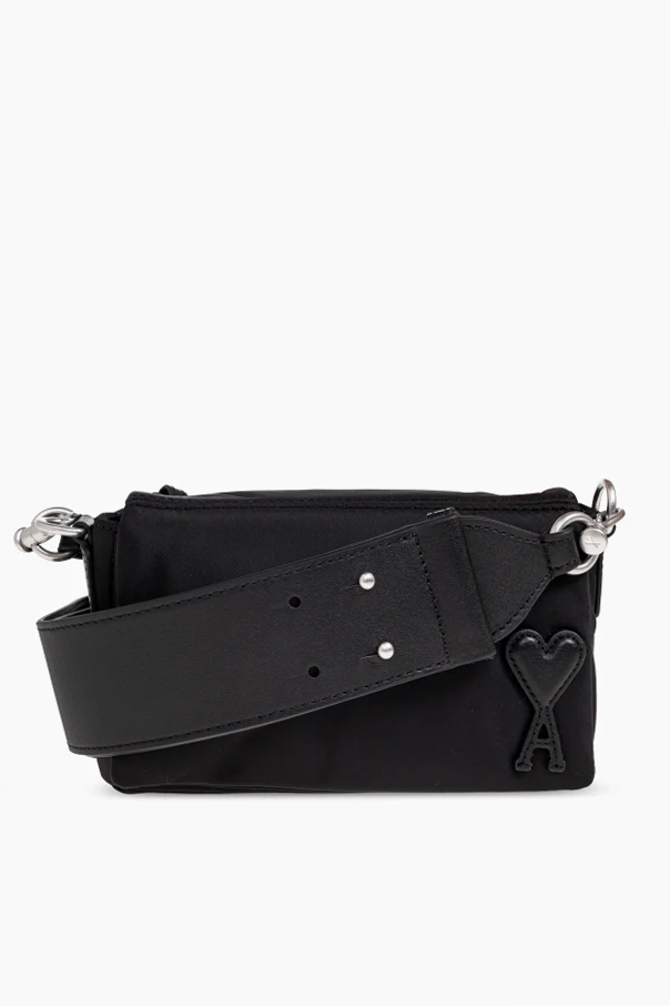 BLACK Shoulder bag with logo