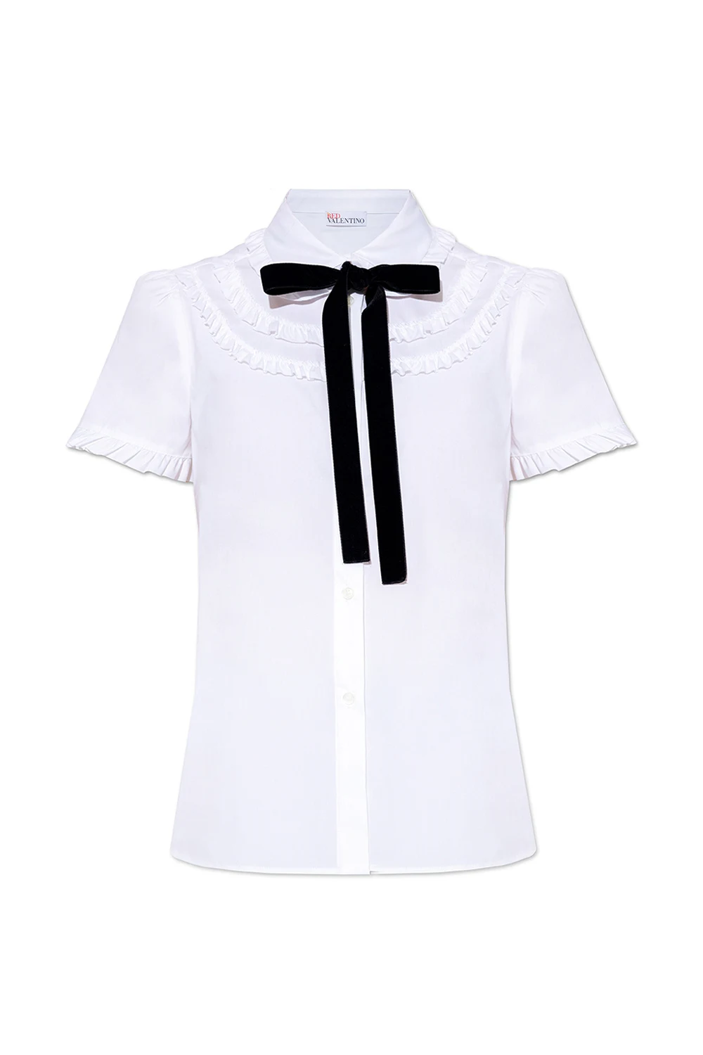 Shirt with short sleeves