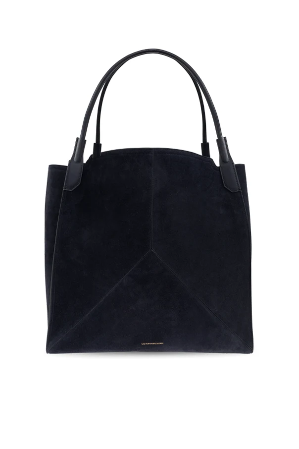 MARINEBLAU Shopper-Tasche aus Wildleder