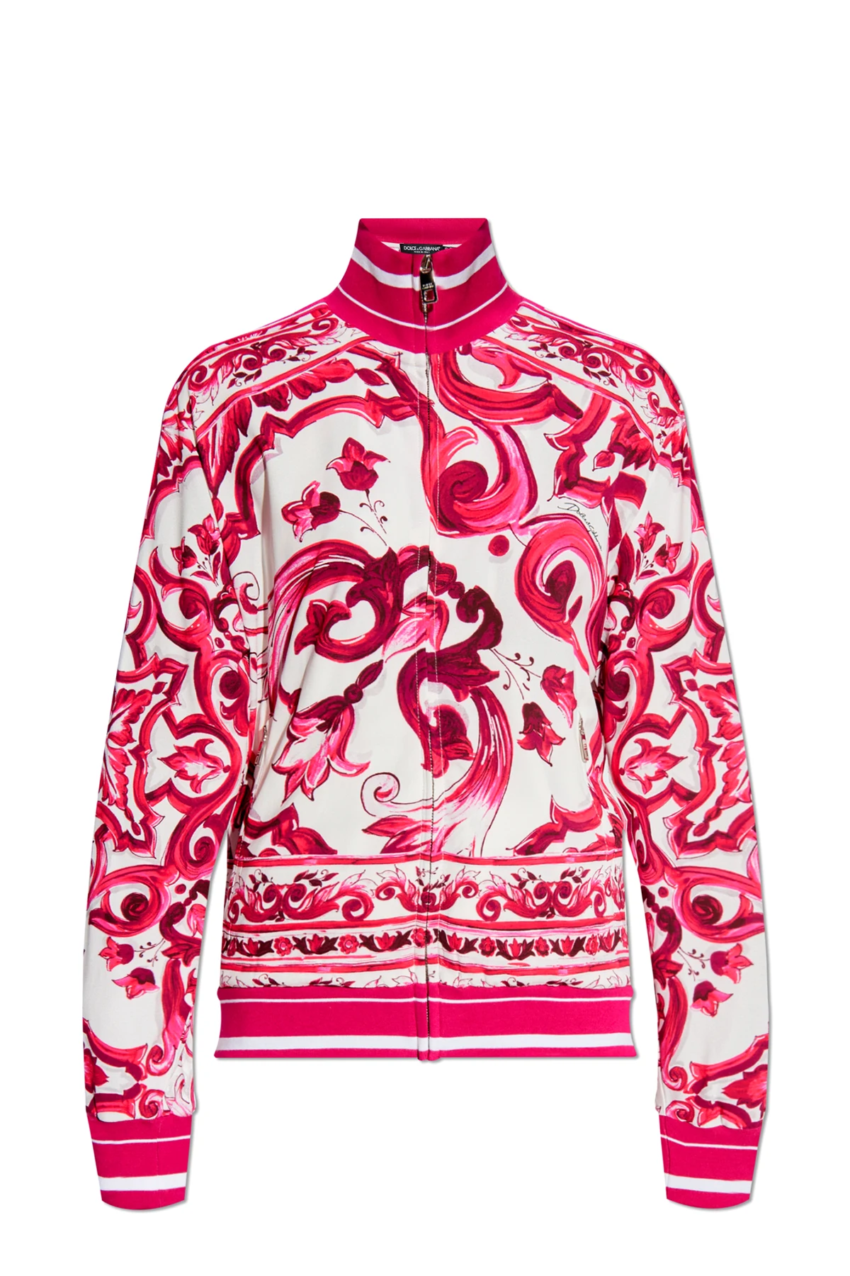 PINK Sweatshirt with Majolica pattern