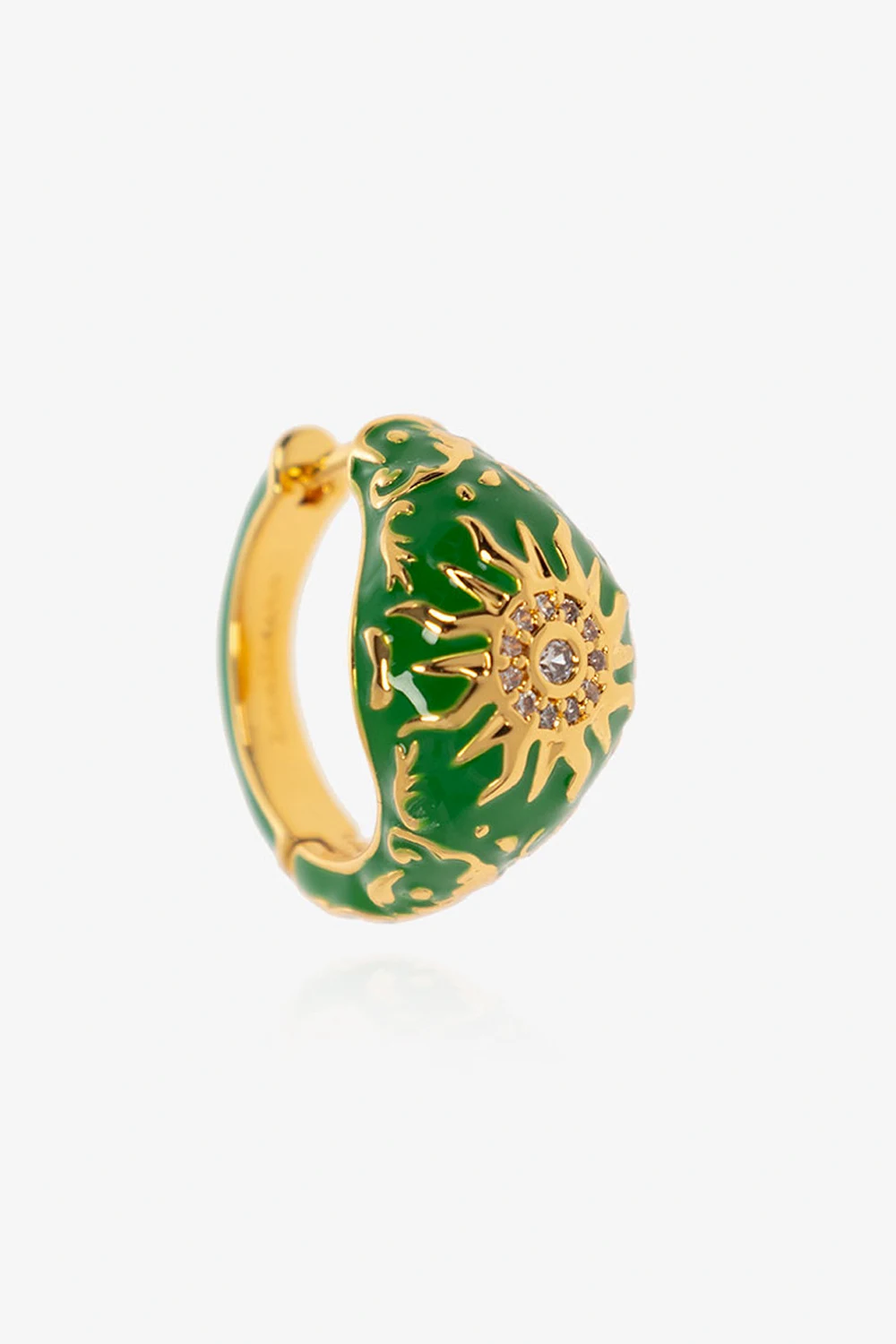 Gold-plated earring