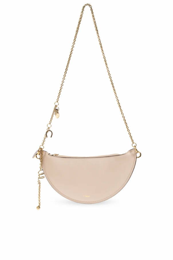 CREME Schultertasche ‘Halfmoon Mini’