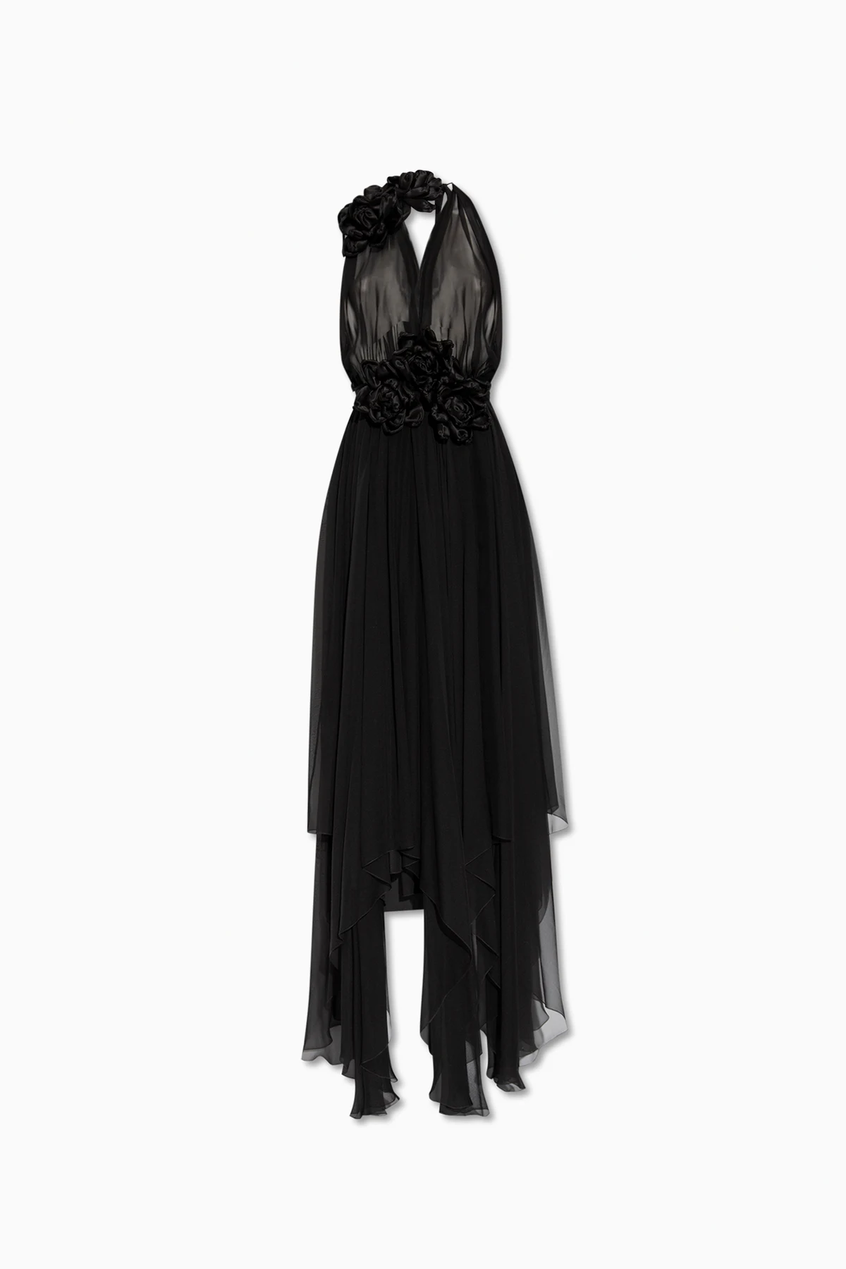 Dress in silk chiffon