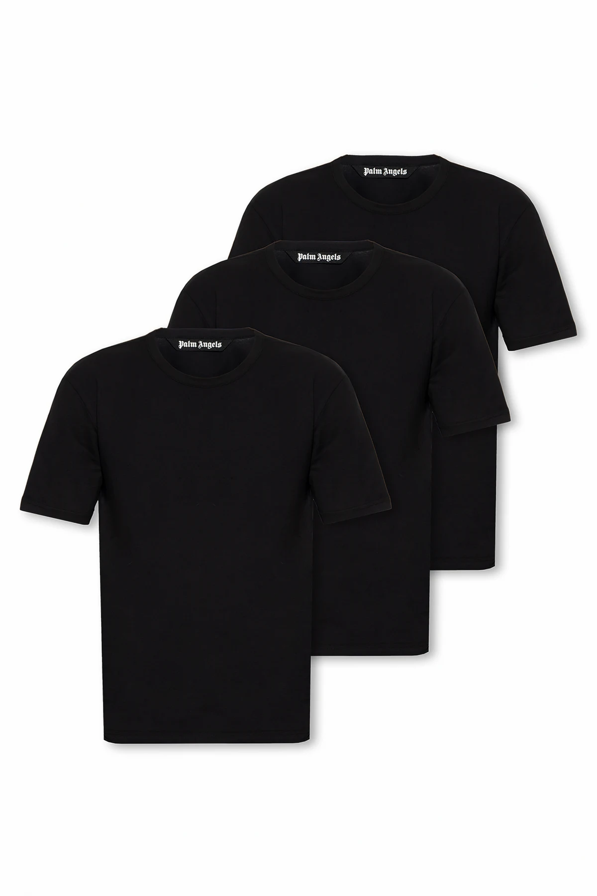 BLACK Cotton T-shirt three-pack