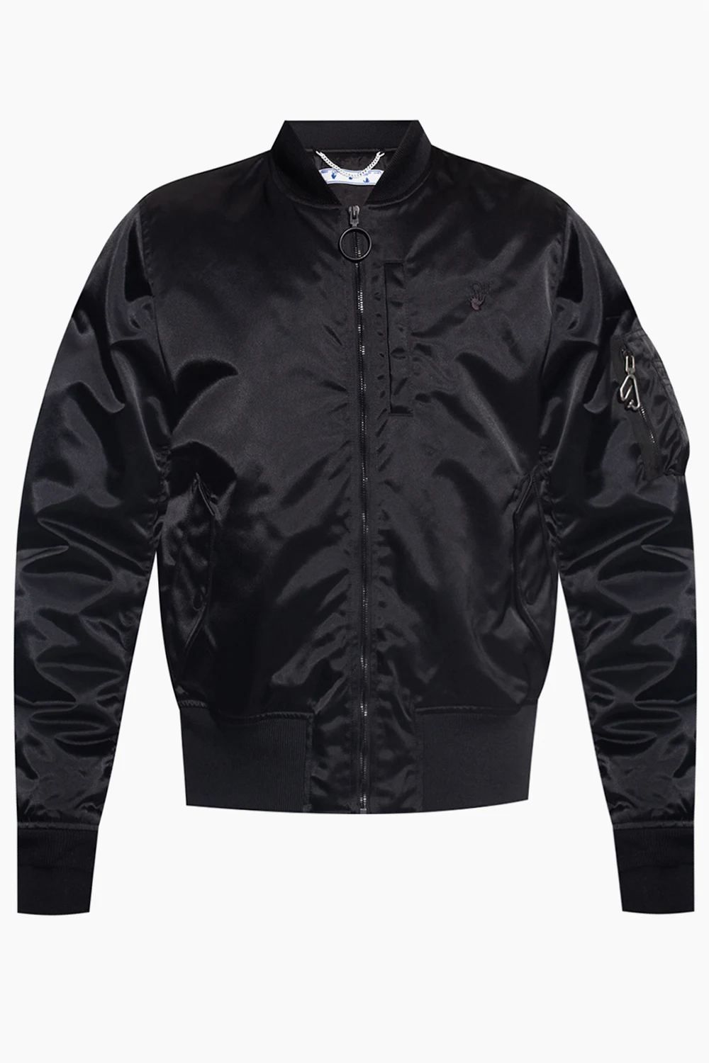 Bomber jacket with logo