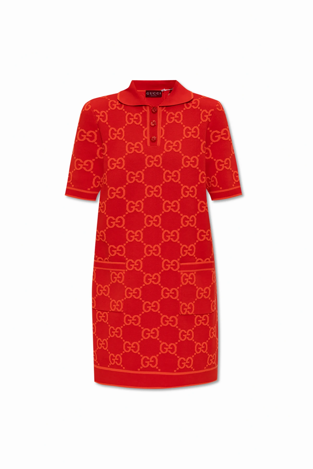 Sukienka z kołnierzem polo