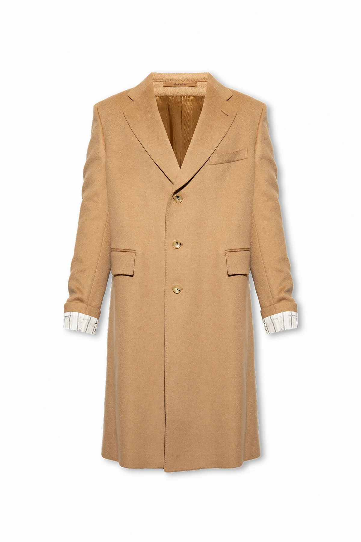 Camel wool coat
