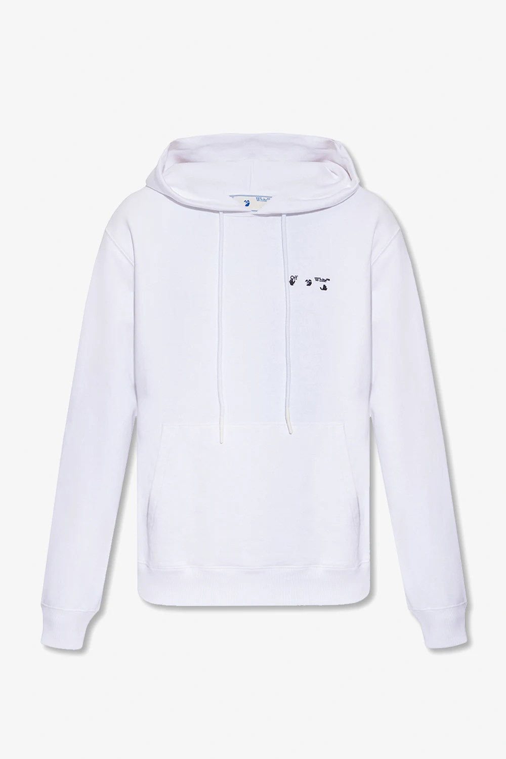 Hoodie with logo appliqué