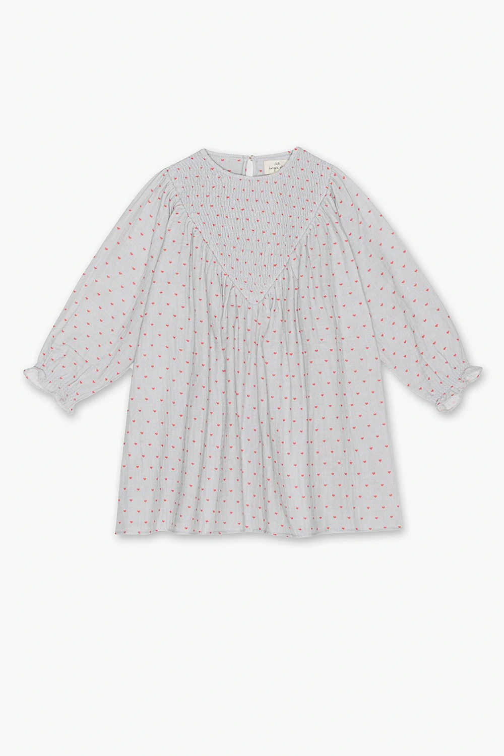‘Irma’ dress with motif of hearts