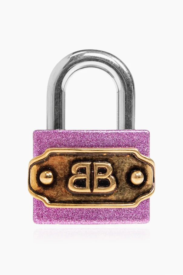 RÓŻOWY Zawieszka w kształcie kłódki