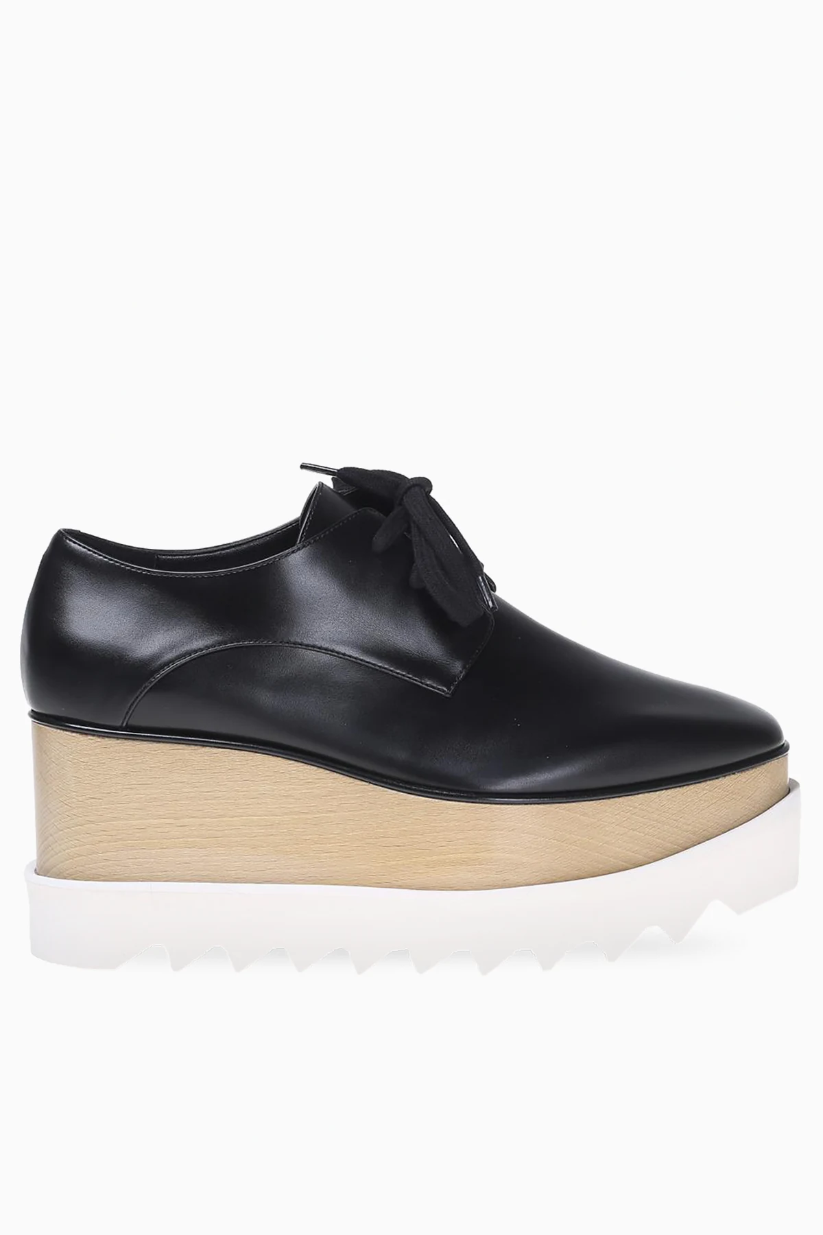 BUTY NA DREWNIANEJ PLATFORMIE