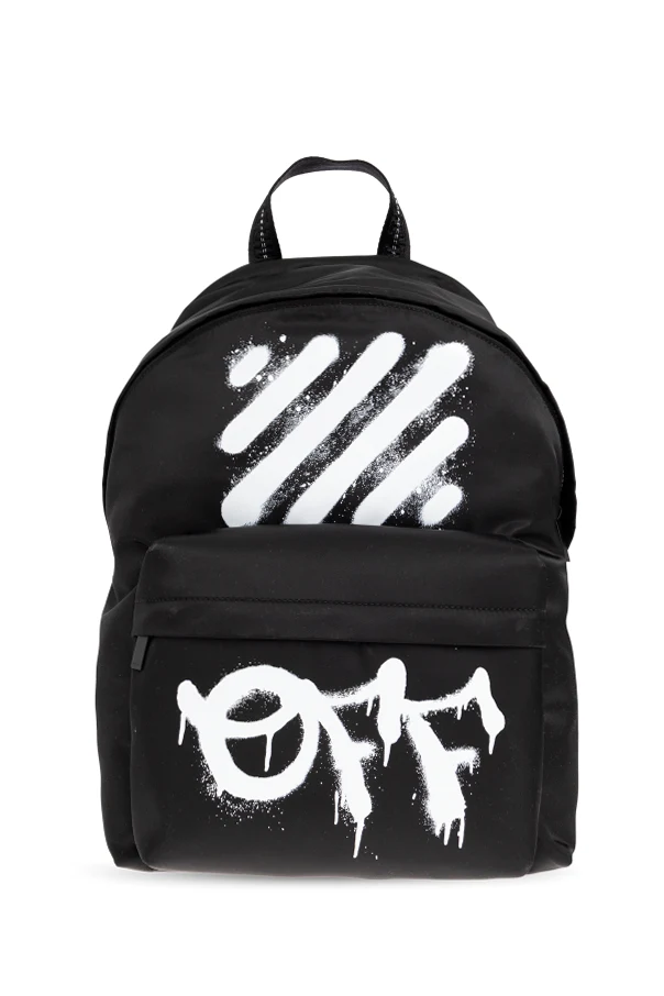 BLACK 'Diagonal Spray' backpack