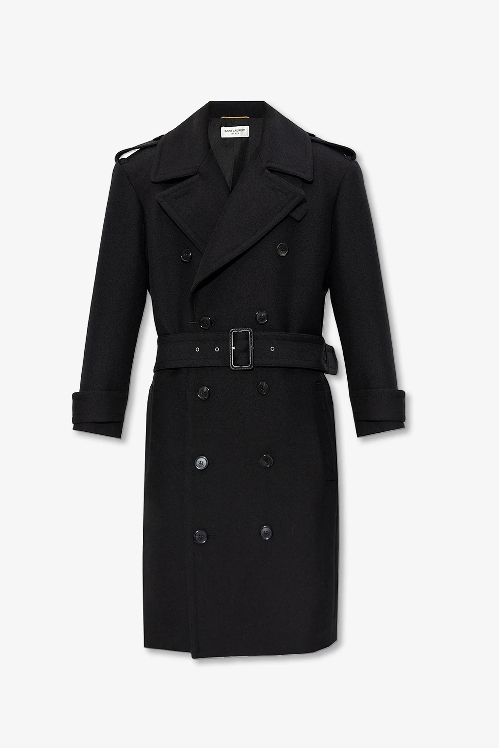 Wool trench coat