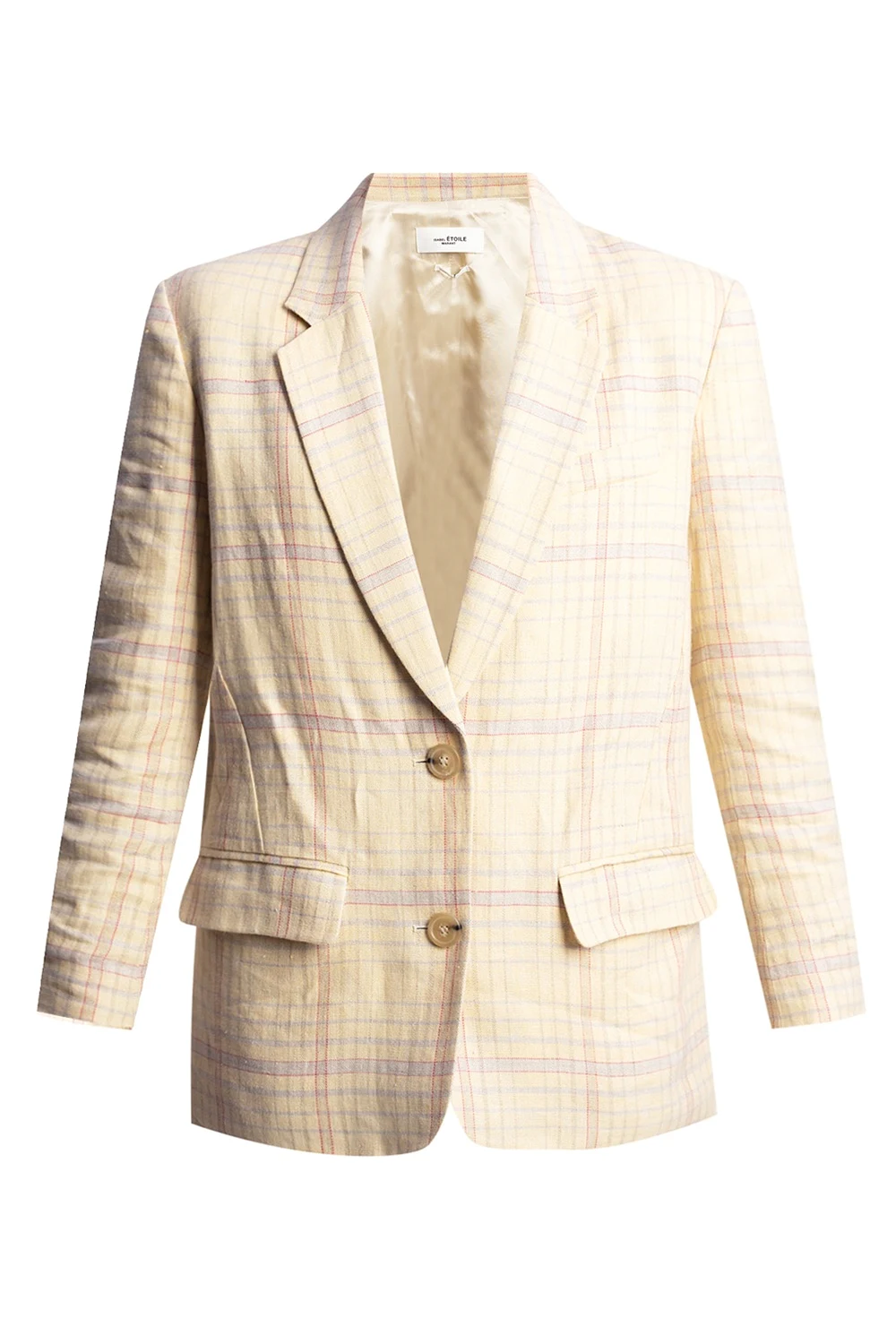 Checked blazer