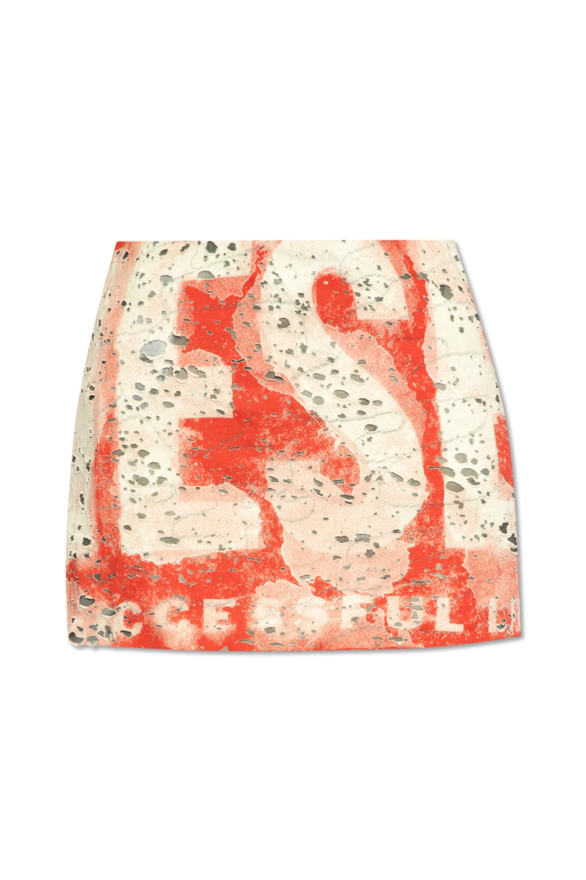 ‘O-HUNT-DEV’ mini skirt