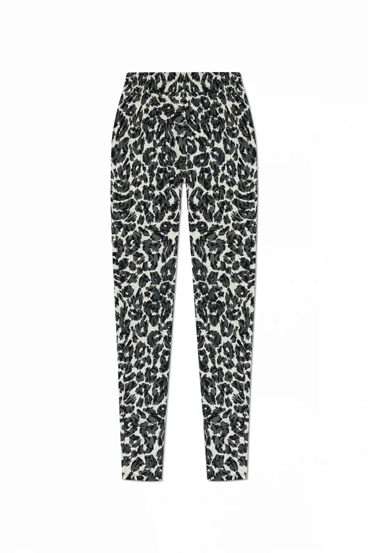 BLACK Patterned leggings