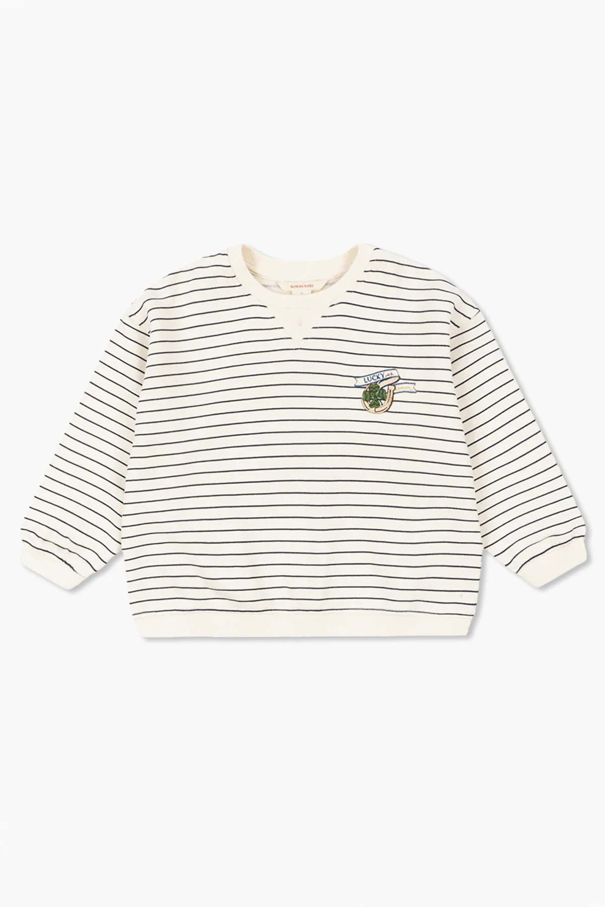 Sweatshirt with Stripe Pattern