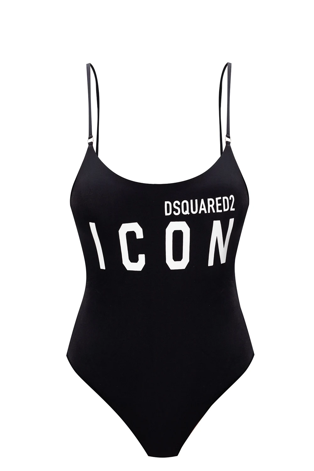 One-piece swimsuit with logo