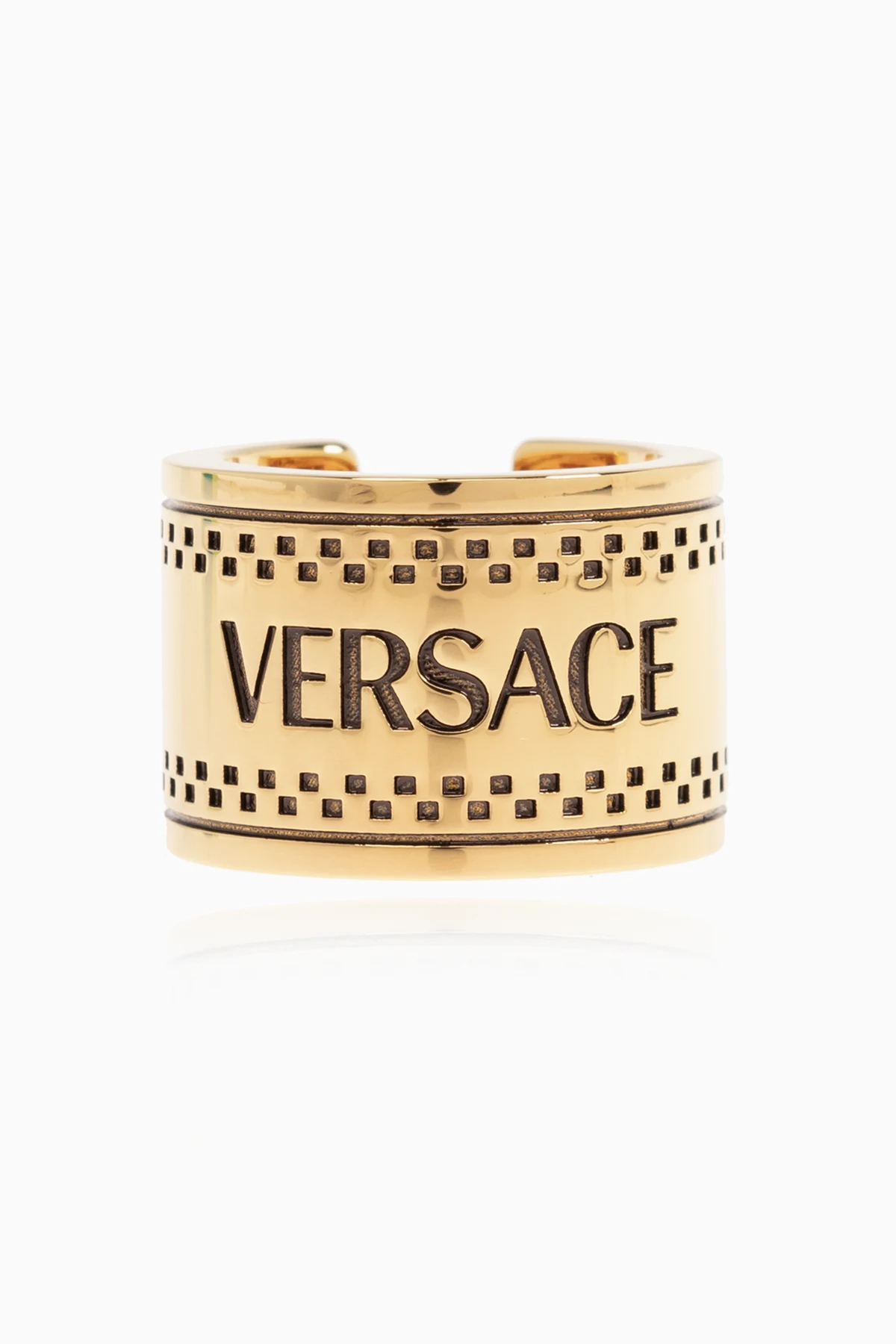 GOLD Brass ring with logo