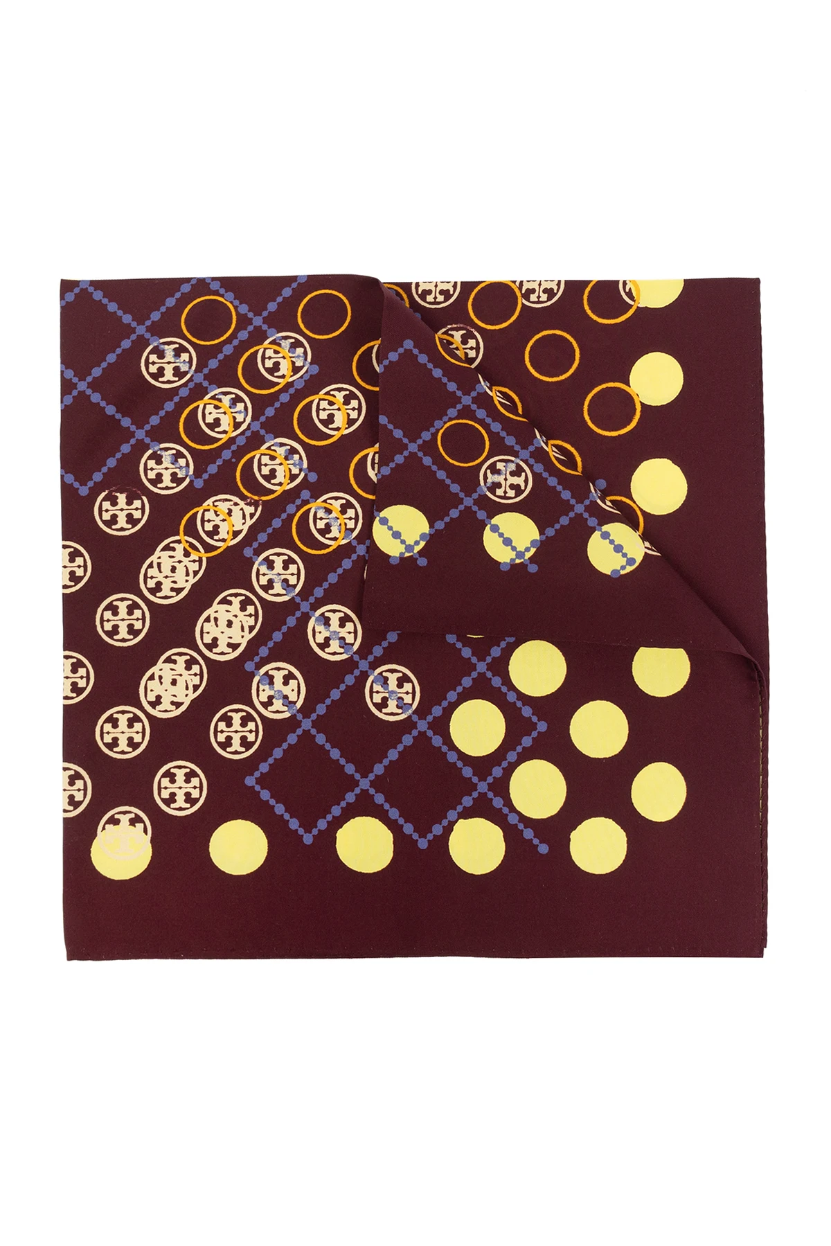 Printed silk scarf