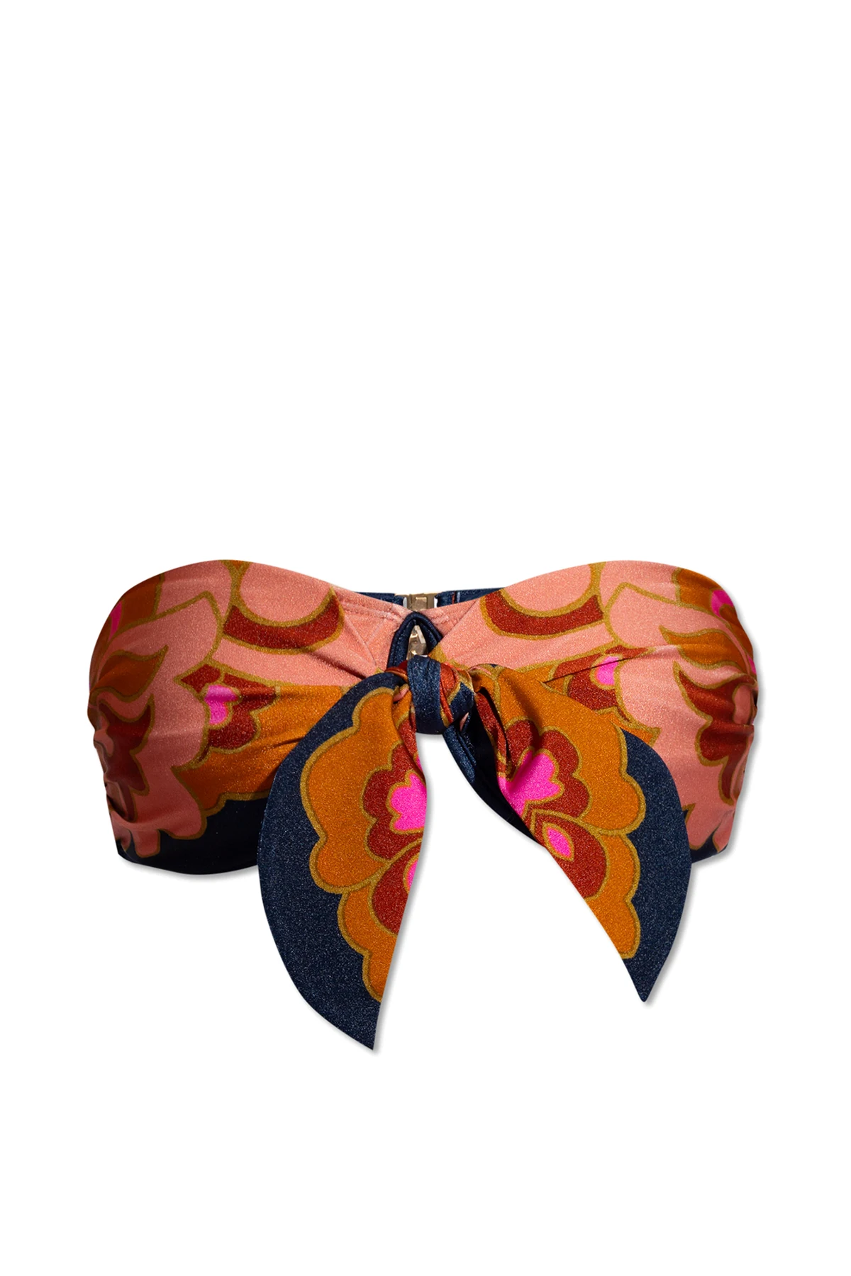 Patterned bikini bra