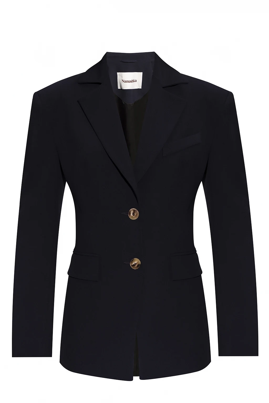 Blazer with notch lapels