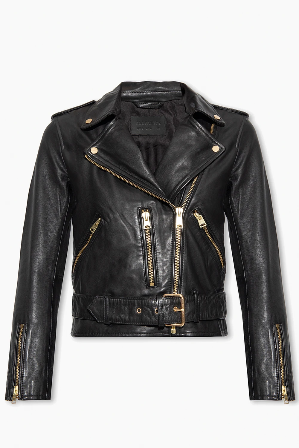 BLACK ‘Balfern’ leather jacket