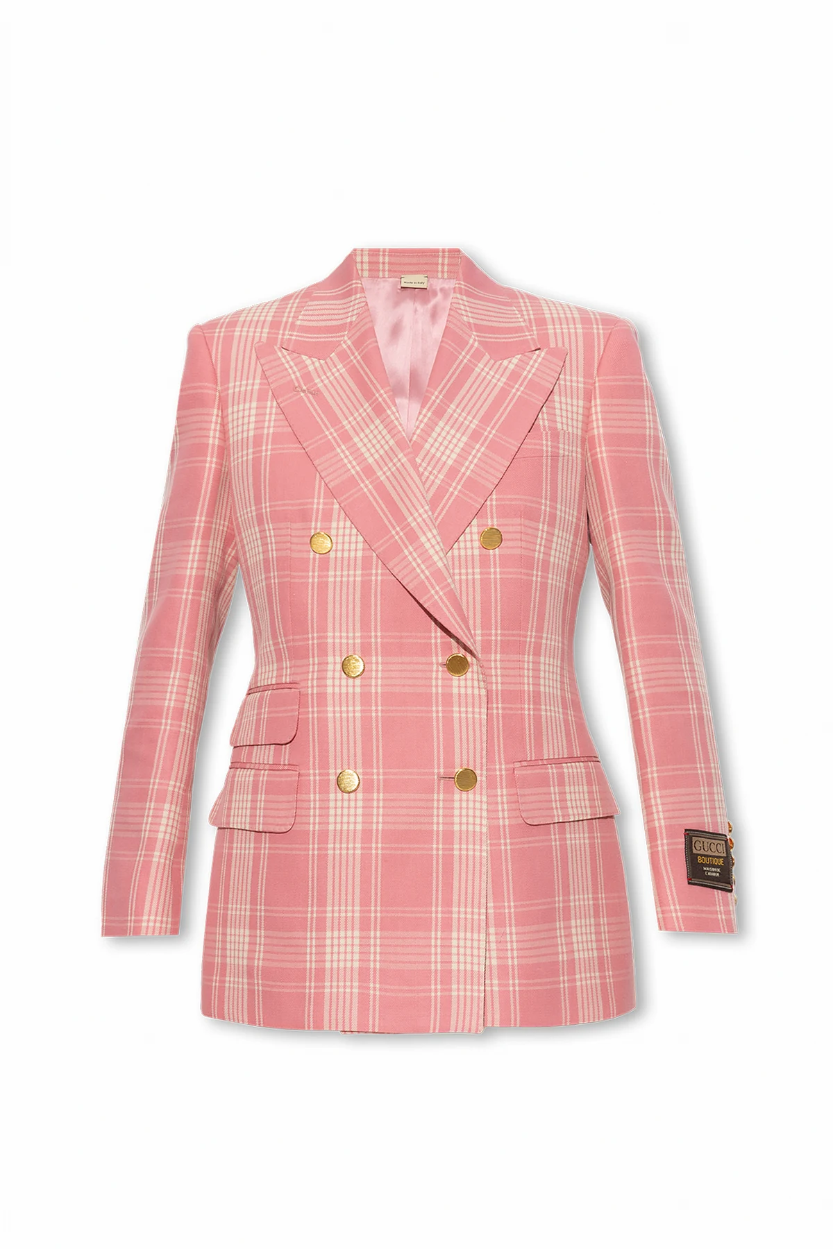 Checked blazer