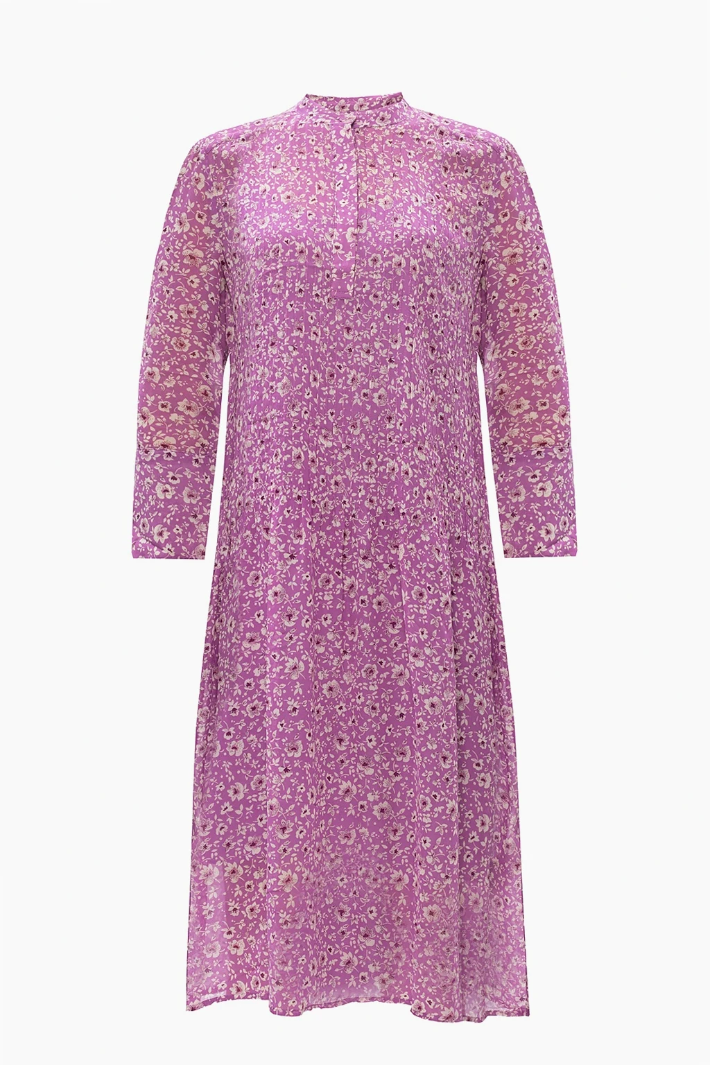 Patterned long sleeve dress