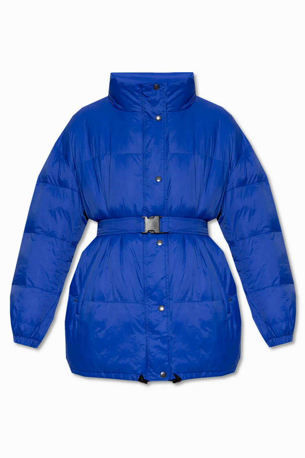 Jacket with stand-up collar