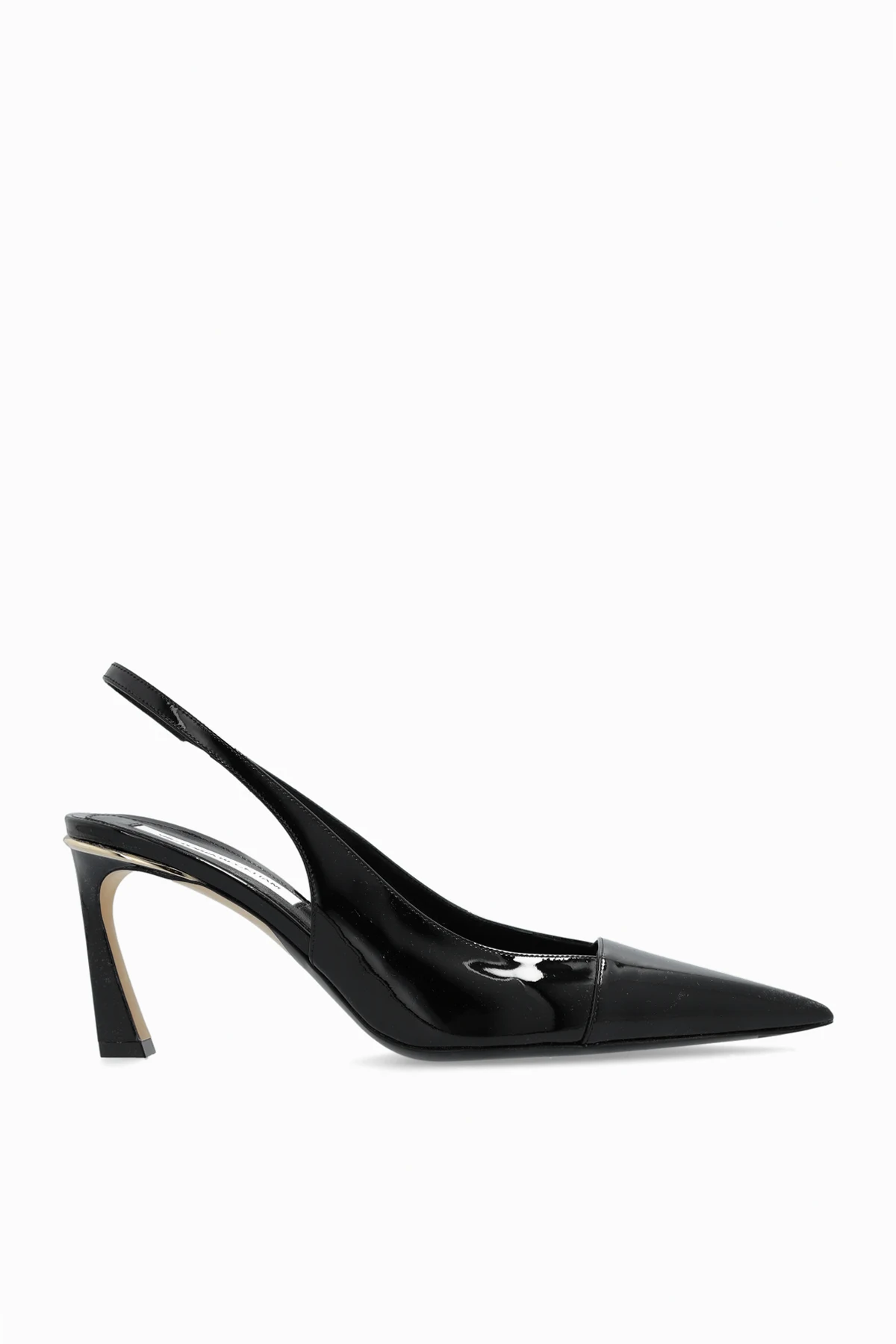 Patent leather pumps