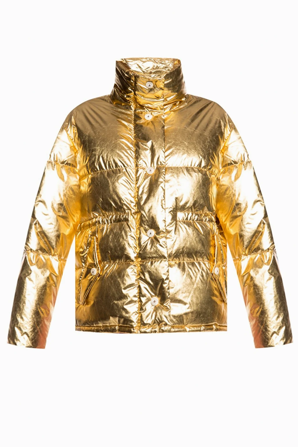 Quilted down jacket