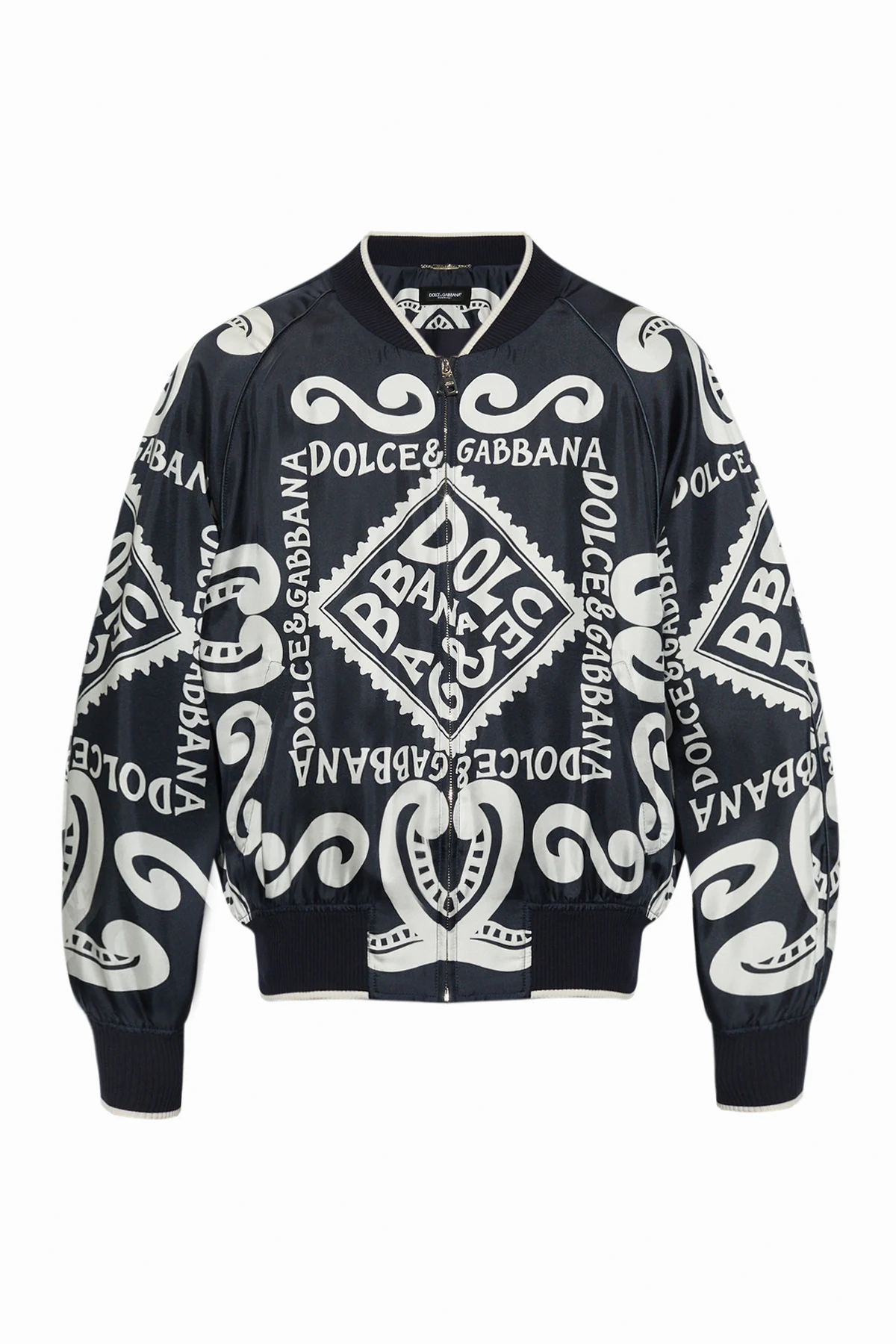 NAVY BLUE Silk jacket