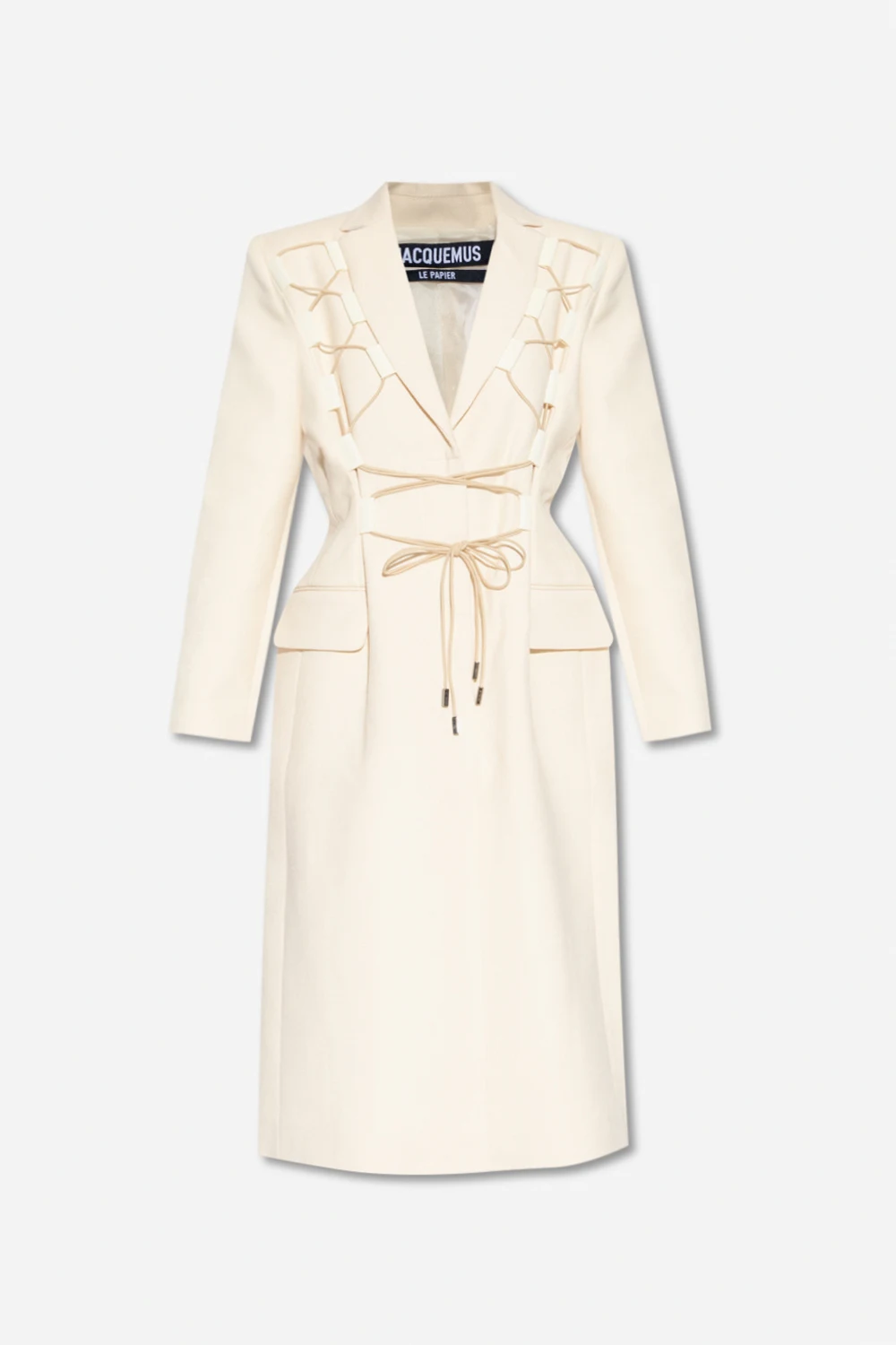 ‘Lacciu’ wool coat