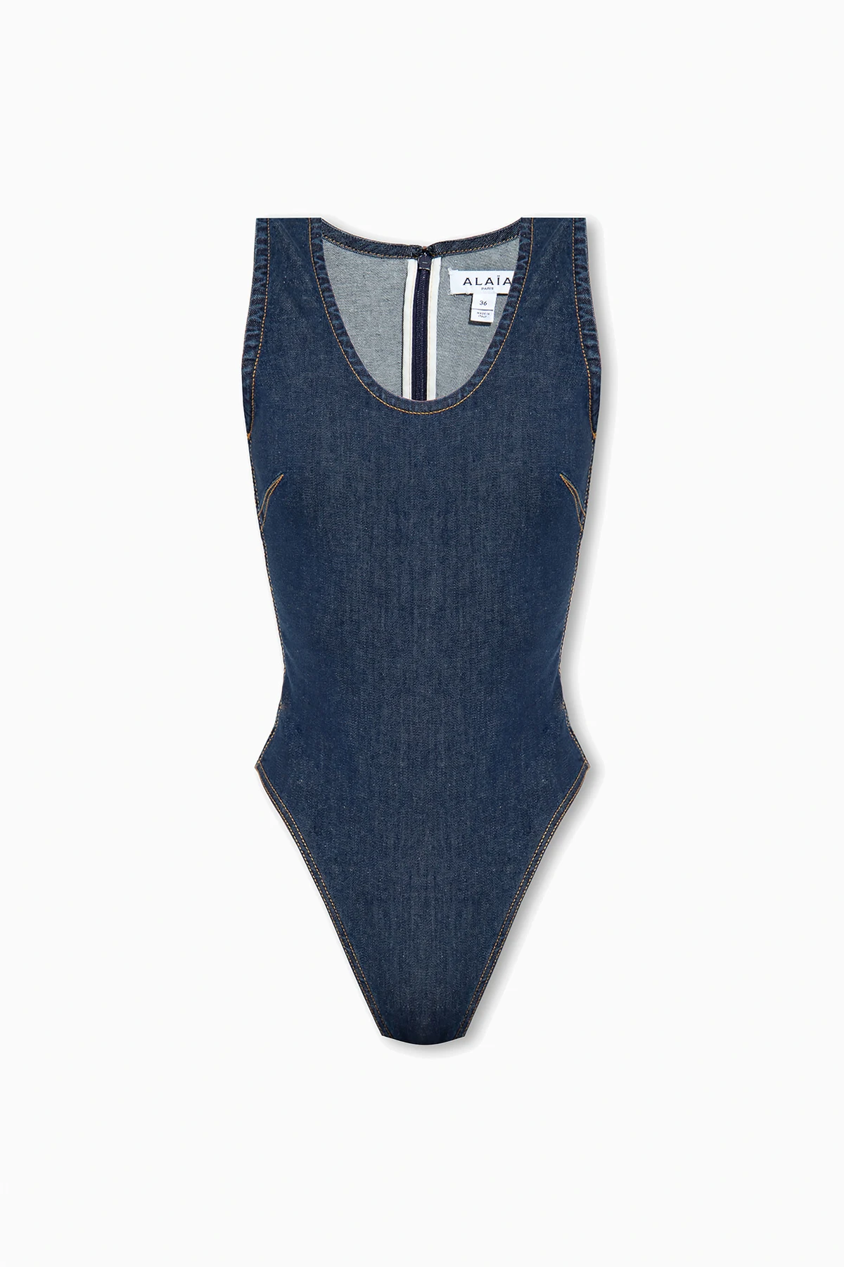 Denim bodysuit