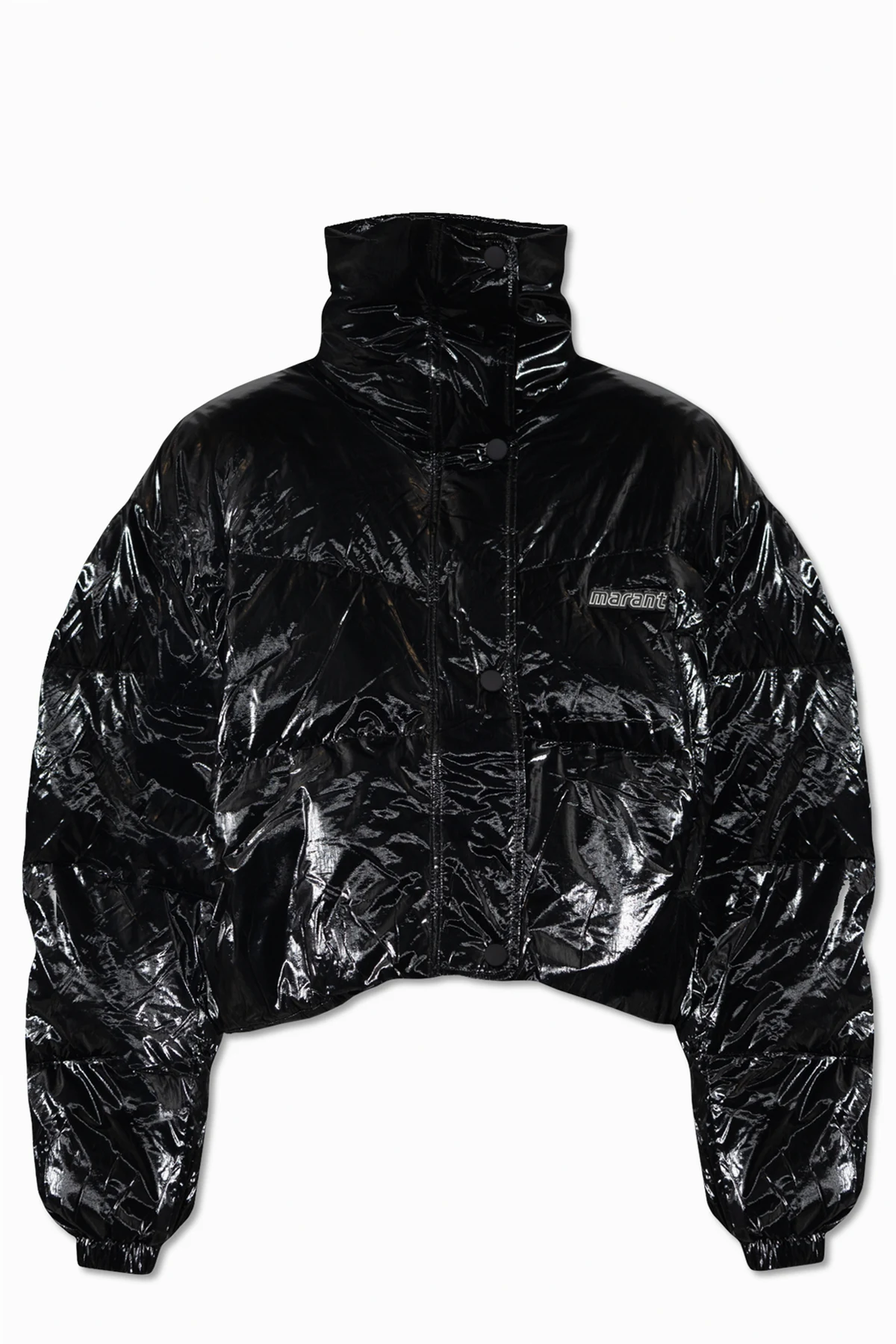 ‘Telia’ cropped jacket with logo