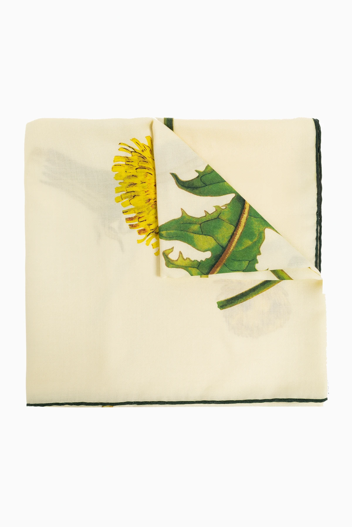 Chusta z motywem roślinnym