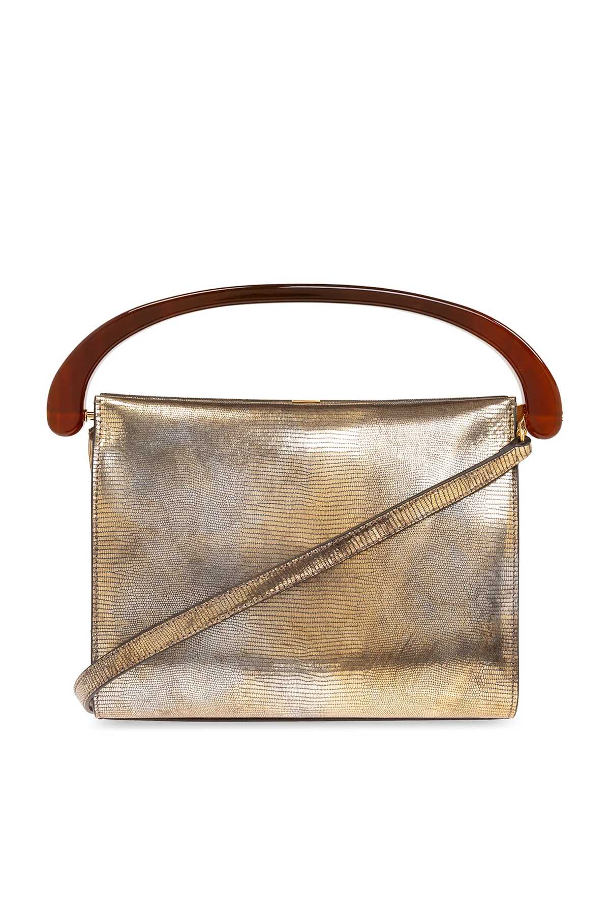 Leather shoulder bag