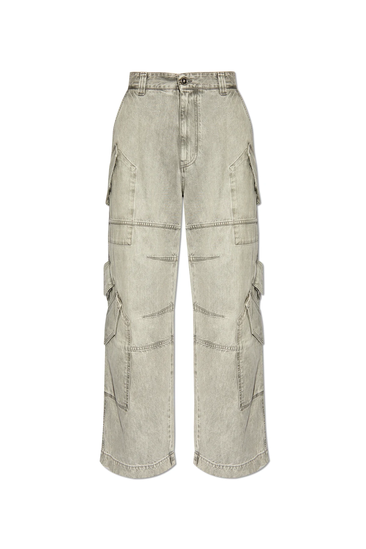 Jeansy typu `cargo`