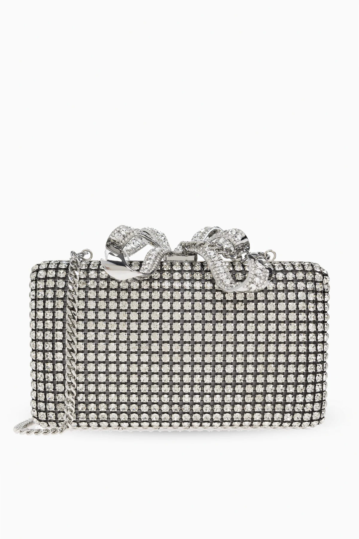 Clutch with Shimmering Crystals