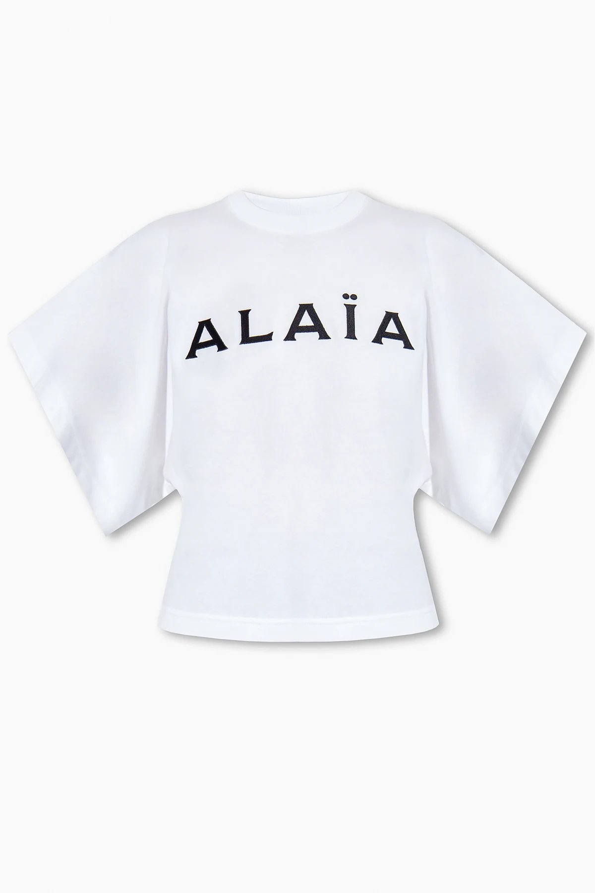 Cropped T-shirt with logo