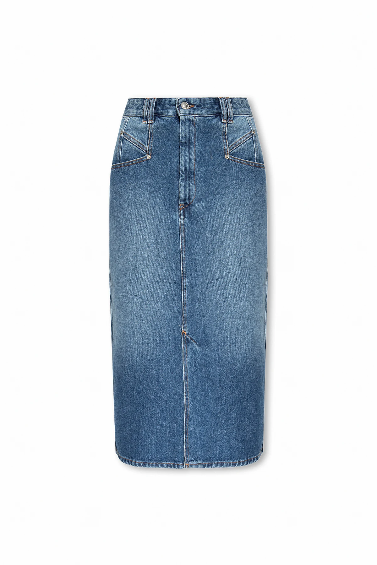 ‘Dipoma’ denim skirt