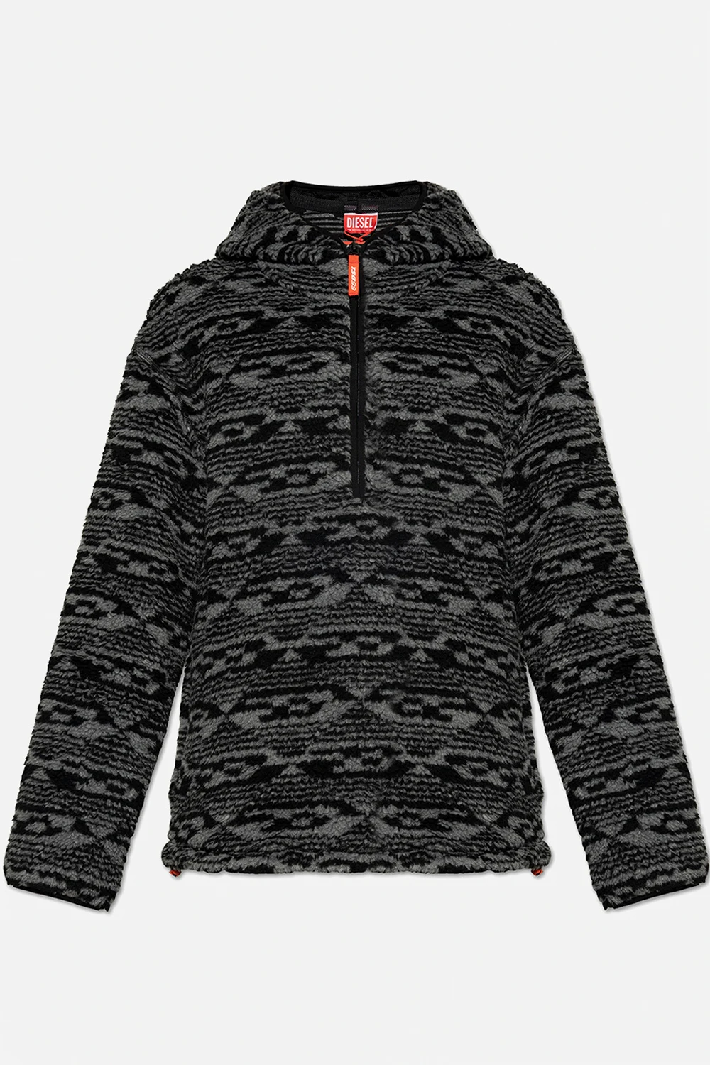 ‘AMST-HYPERY’ fleece hoodie