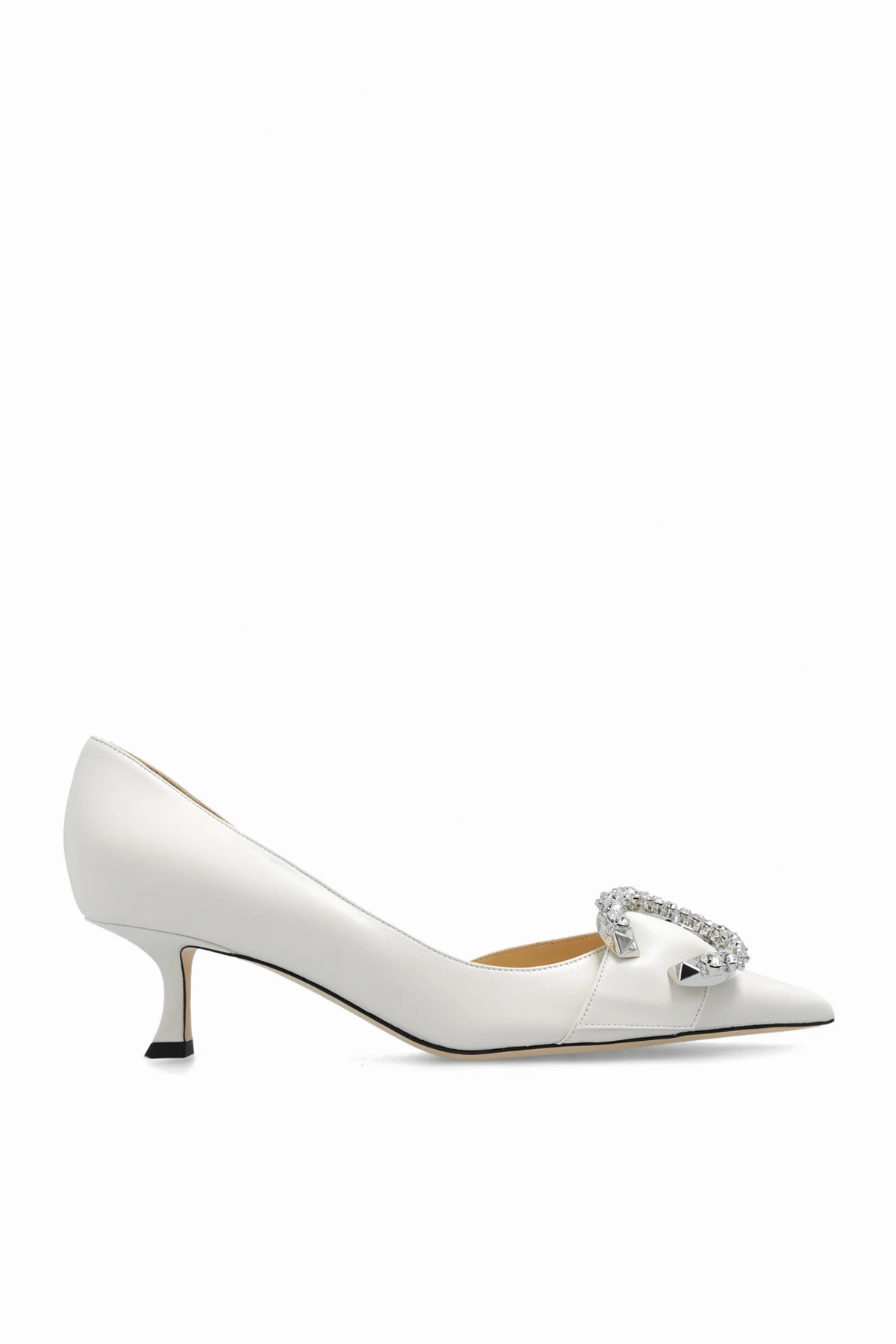 ‘Melva’ leather pumps