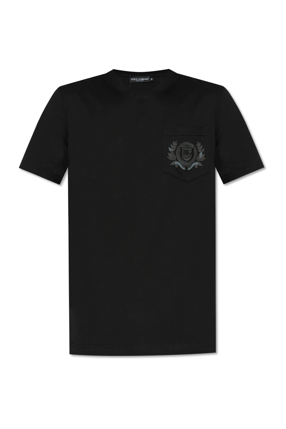 BLACK T-shirt with pocket