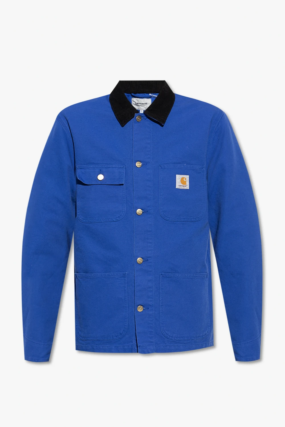 Denim jacket with logo