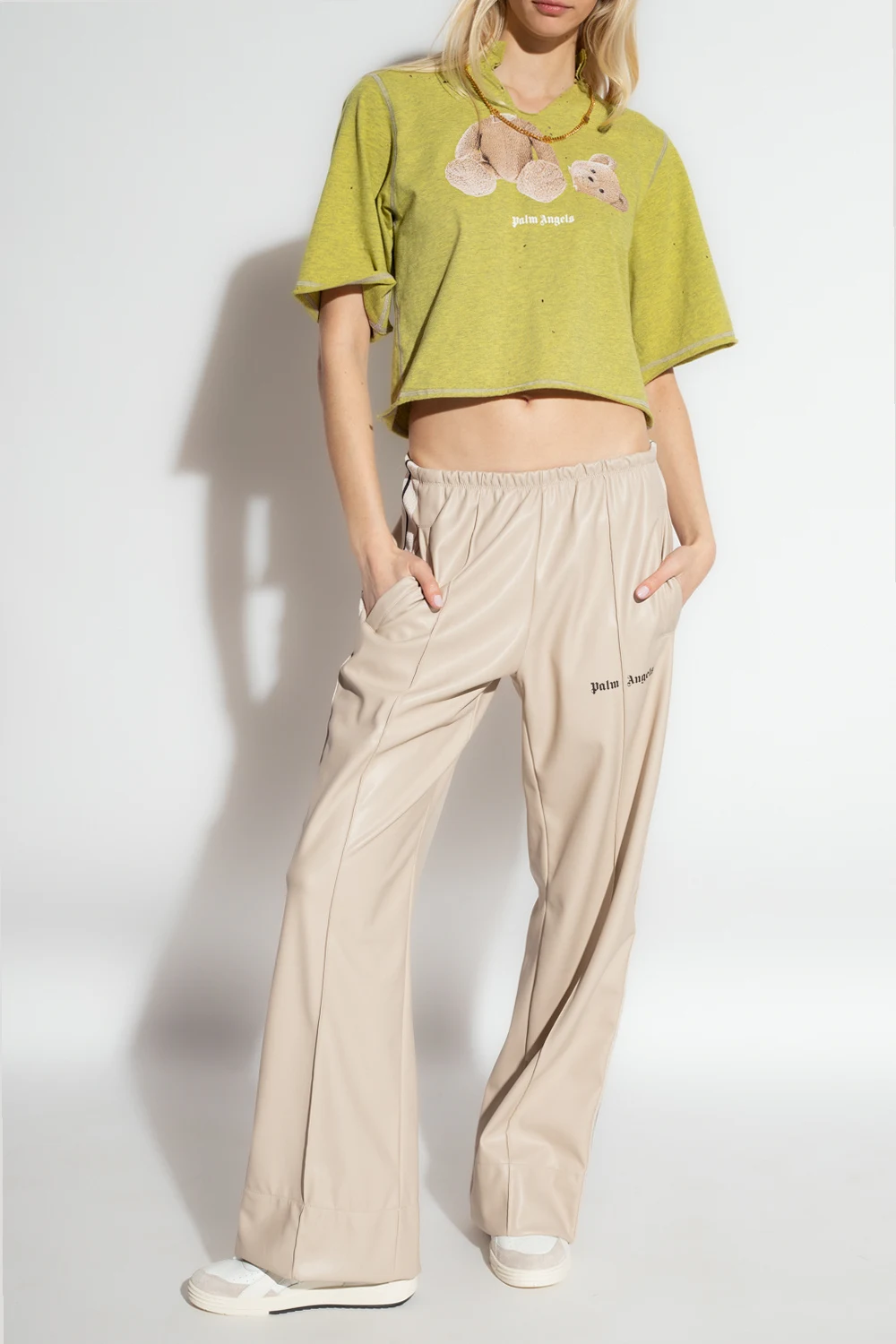 Trousers with logo