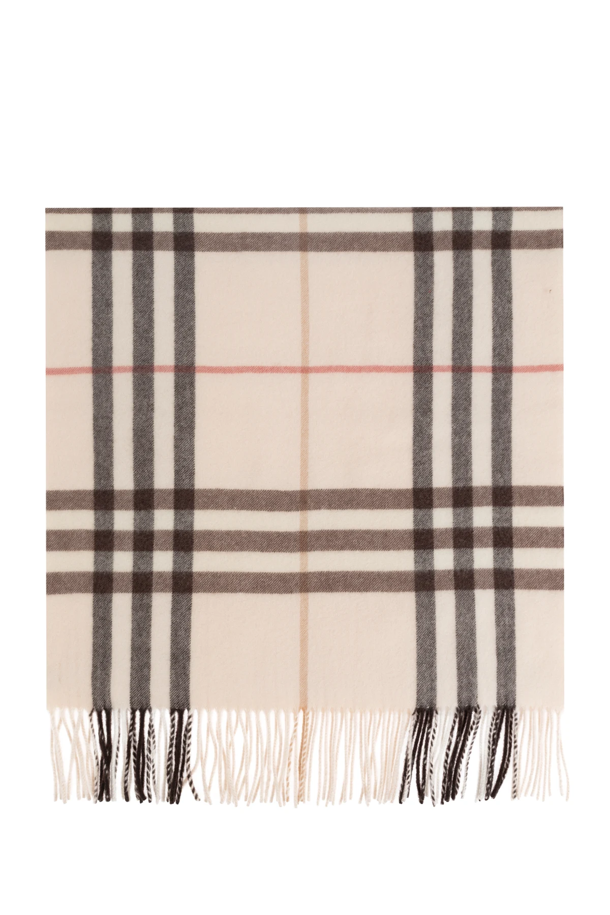 Kaszmirowy szal z frędzlami